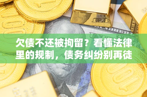 北京欠债不还被拘留？看懂法律里的规制，债务纠纷别再徒劳奔波