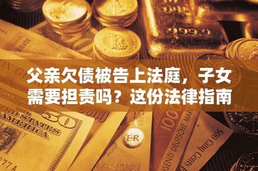 北京父亲欠债被告上法庭，子女需要担责吗？这份法律指南必须看完