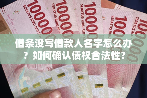 北京借条没写借款人名字怎么办？如何确认债权合法性？