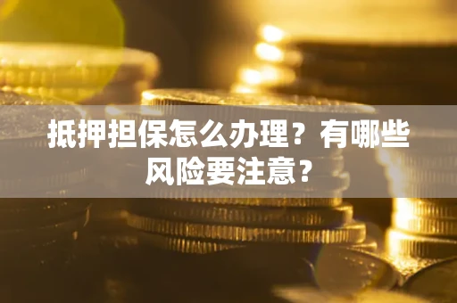 北京抵押担保怎么办理？有哪些风险要注意？