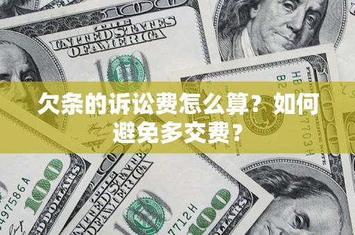 北京欠条的诉讼费怎么算？如何避免多交费？