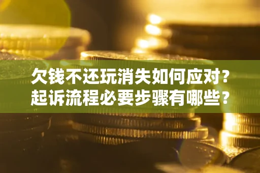 北京欠钱不还玩消失如何应对？起诉流程必要步骤有哪些？